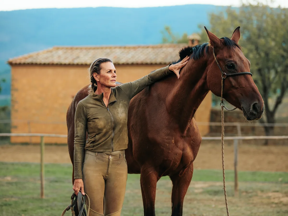 Cours d'équitation à Saint-Jean-de-Bournay, Isère