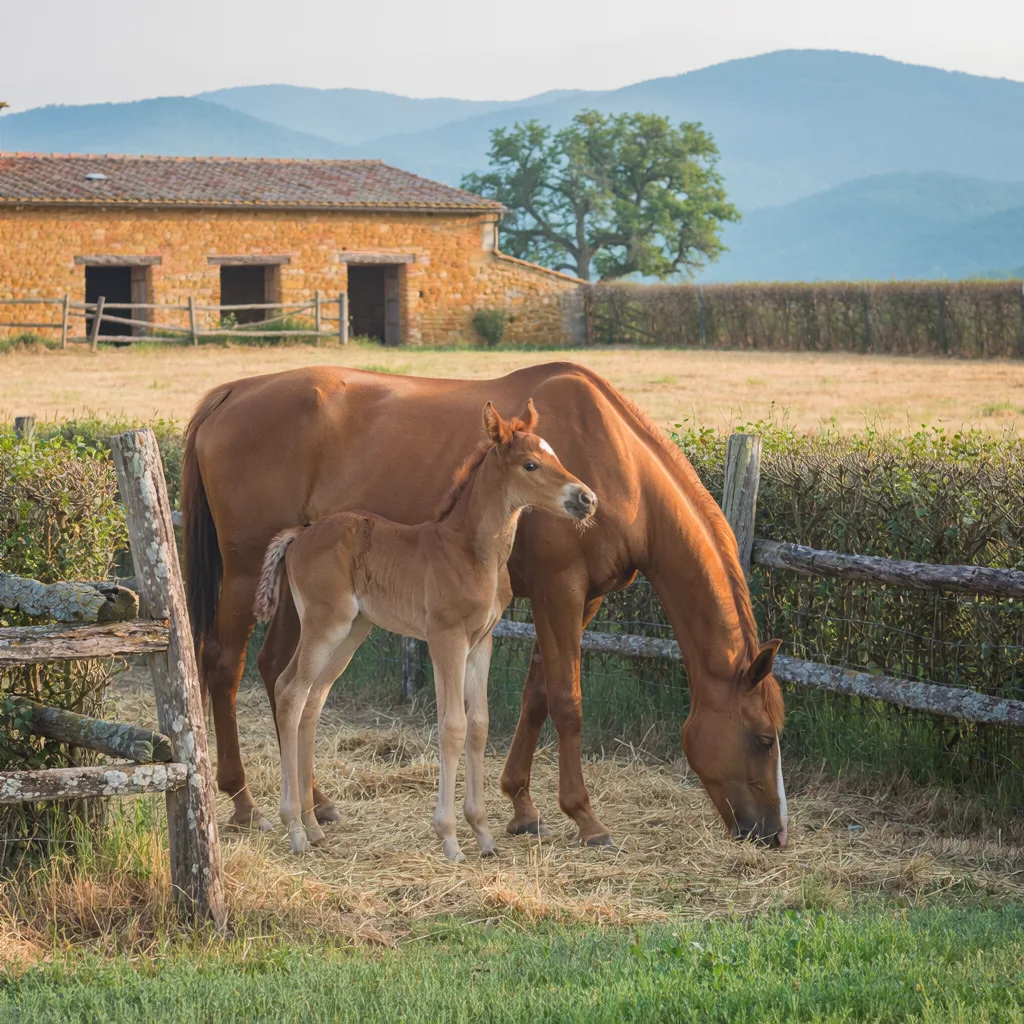 Élevage de chevaux, Haras de l'Eden, Saint-Jean-de-Bournay