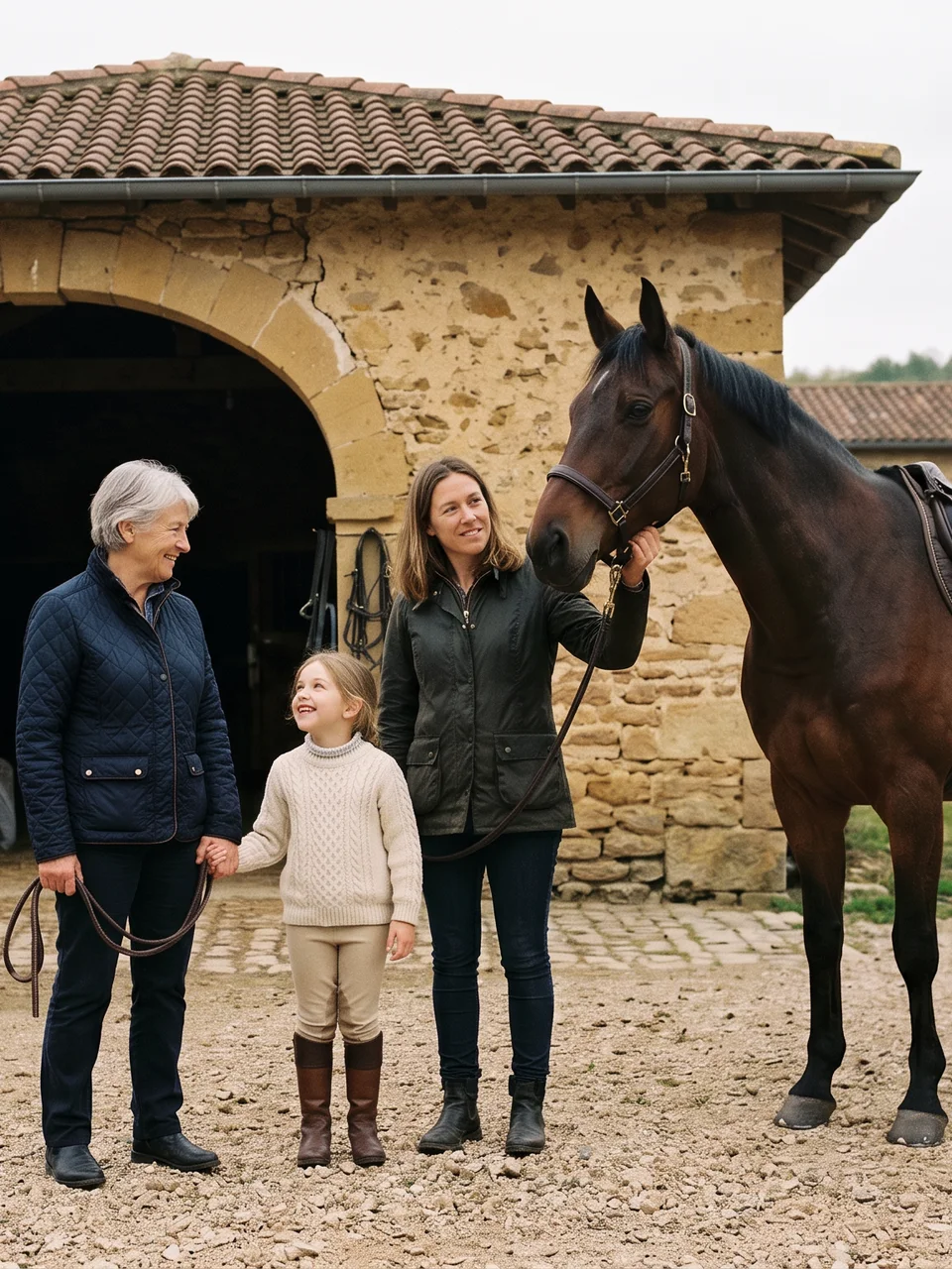 L'équipe, Haras de l'Eden, centre équestre à Saint-Jean-de-Bournay
