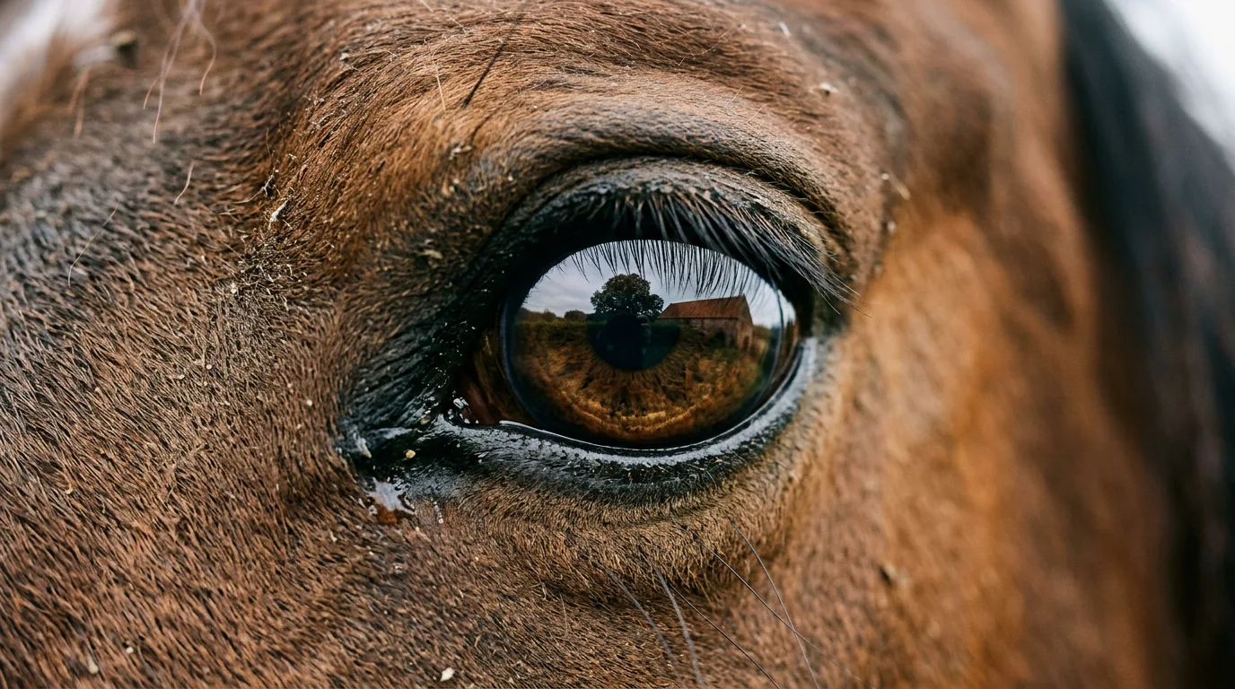 Un regard de cheval, Haras de l'Eden, Saint-Jean-de-Bournay